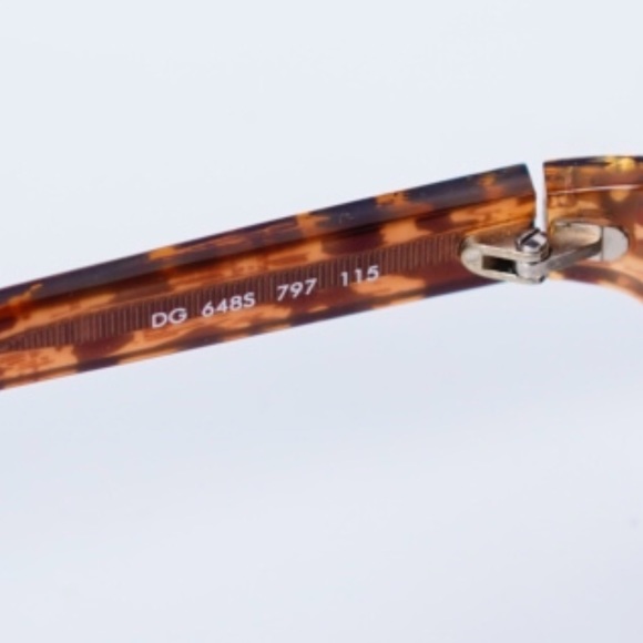 Y2K 😎 D&G Dolce & Gabbana Brown Tortoise Sunglasses with crystals - Picture 8 of 10